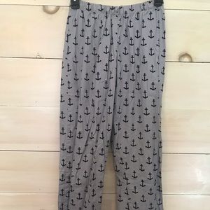 Anchor pattern PJ pants